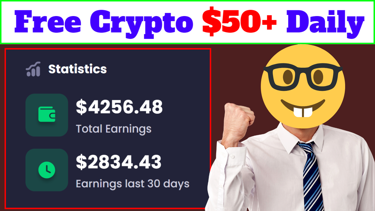 How To Earn Free Crypto $50+ USDT Daily