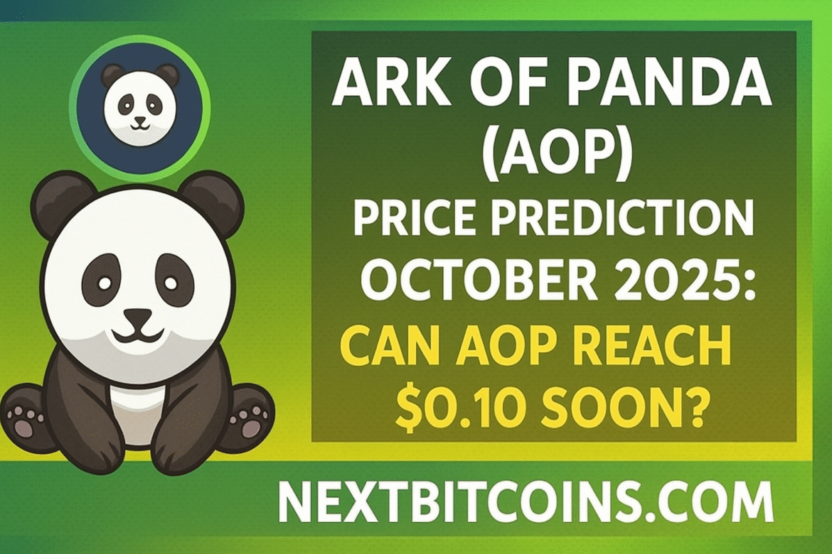 Ark of Panda (AOP) Price Prediction October 2025 Can AOP Reach $0.10 Soon