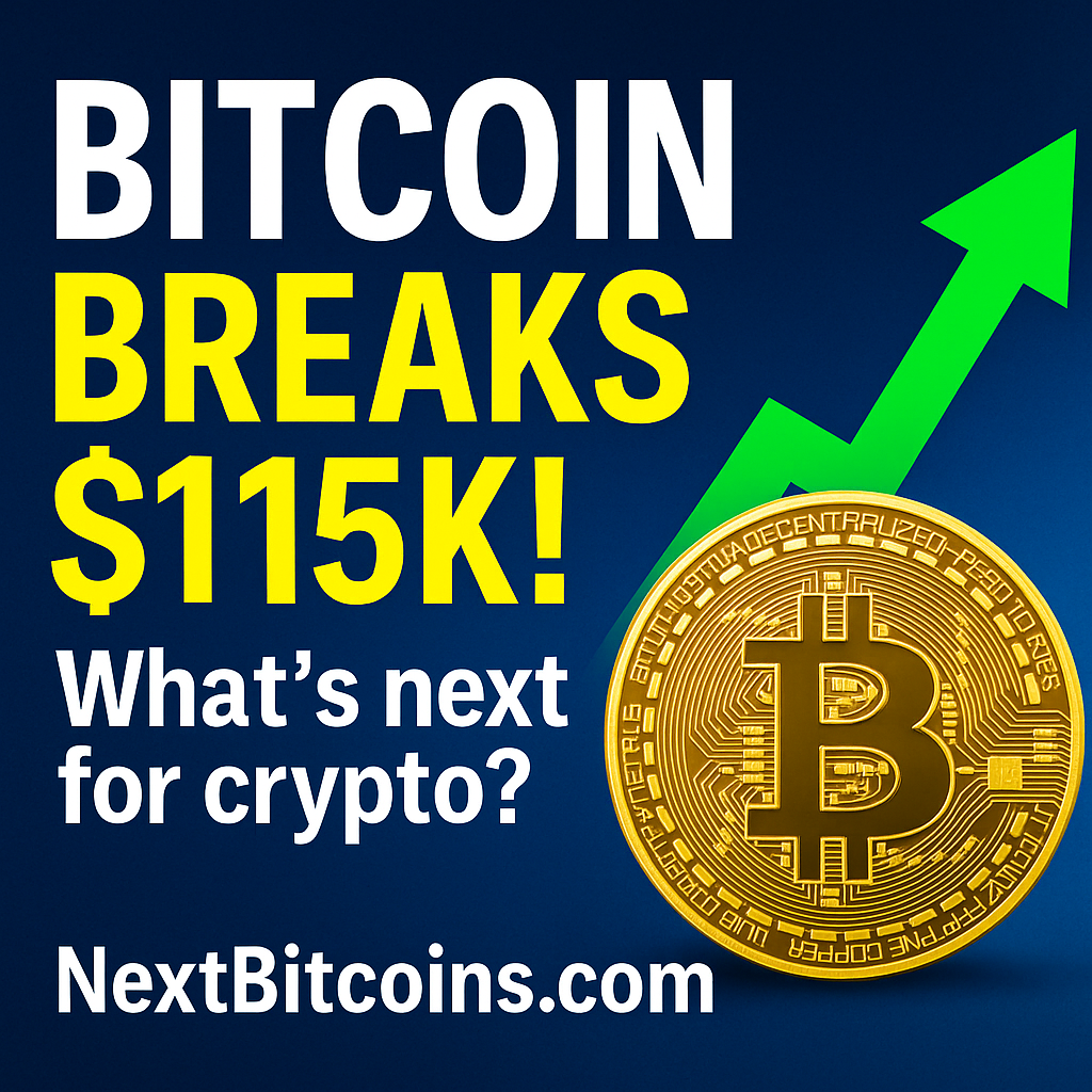 Bitcoin Shoots Past $115,000 as Market Hopes Rise