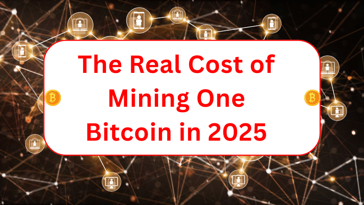The Real Cost of Mining One Bitcoin in 2025