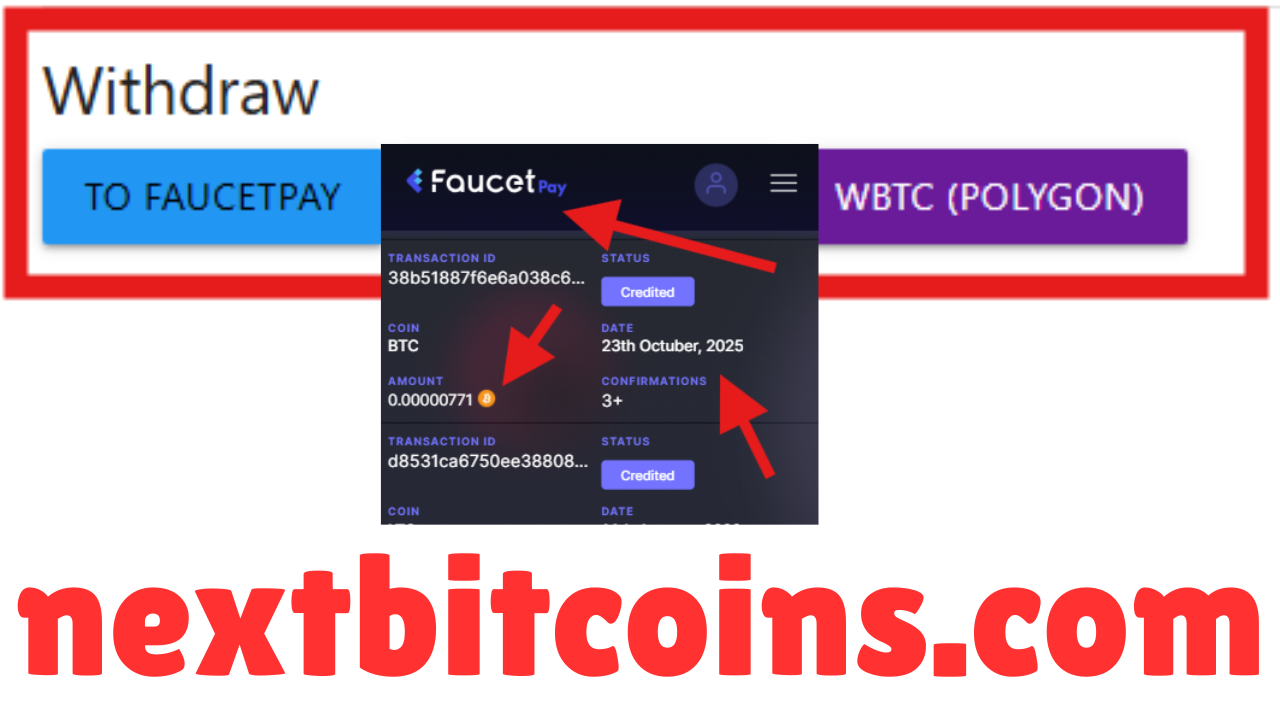 adbtc faucet earning proof