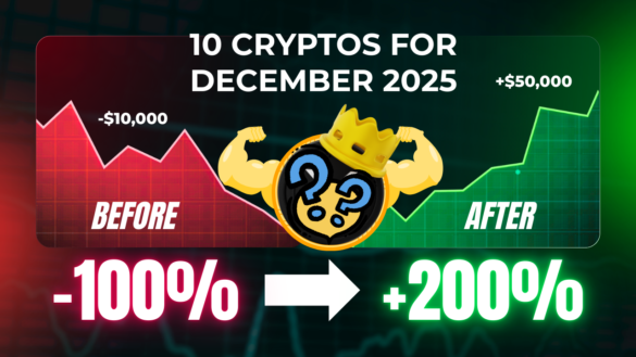 Top 10 Cryptos for December 2025 (by market cap & growth)